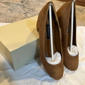 Margaux the Heel Brown Suede
